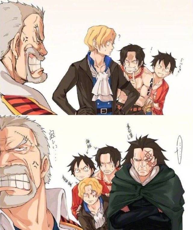 其中,艾斯和萨博和卡普没有血缘关系.