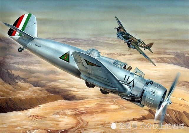 二战兵器全集,意大利breda ba.65攻击机