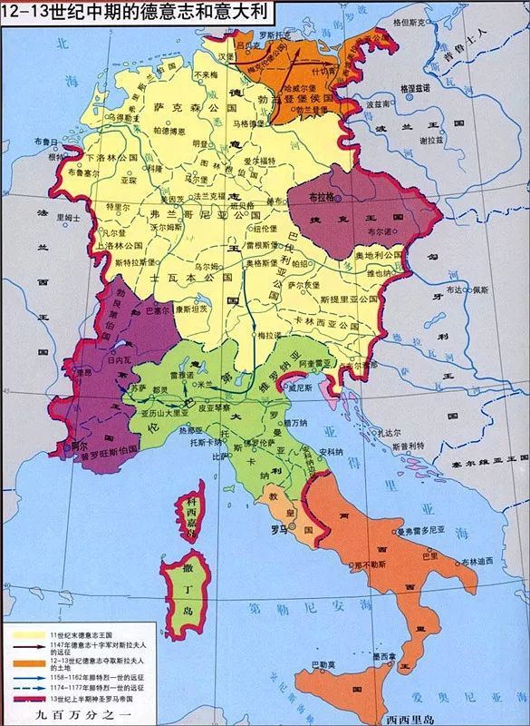 地图看世界 德国试图五次统一欧洲全都失败