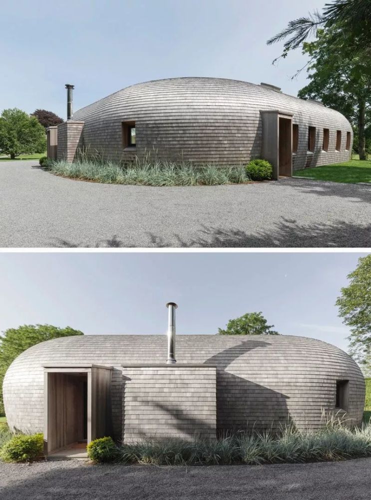 曲线之美色彩缤纷的茧屋