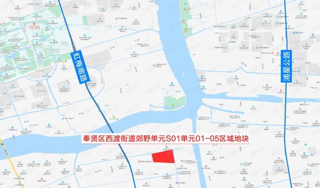 2,地块:奉贤区西渡街道郊野单元s01单元01-05区