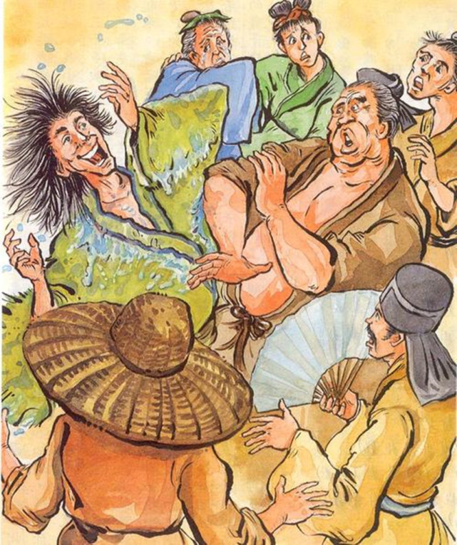 (漫画中的范进中举)