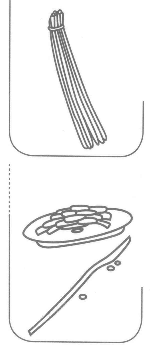 每天学一幅简笔画-长豆角简笔画步骤图解教程