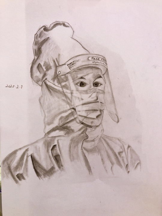 超暖防护服里的叔叔阿姨500多个小朋友画出了你们最美的样子