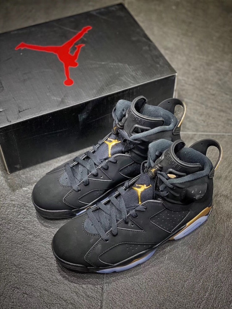 致敬乔丹,首冠赛季所穿战靴!aj6 黑金dmp配色开箱测评!
