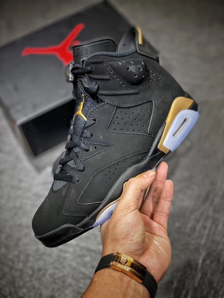 致敬乔丹,首冠赛季所穿战靴!aj6 黑金dmp配色开箱测评!