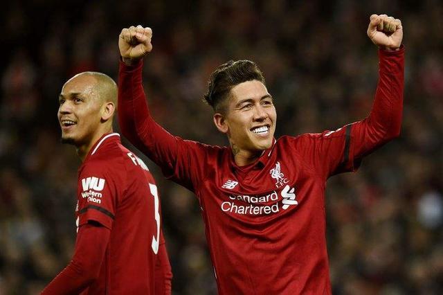 菲尔米诺进球后庆祝