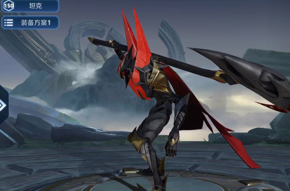 白起重做镰刀和肩膀两根又长又尖看到技能特效3条爪痕帅气