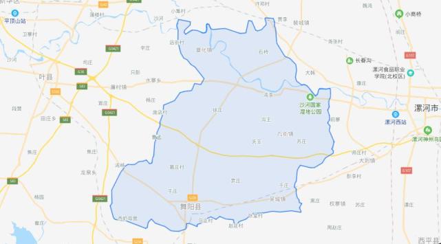 漯河市西南部,和许昌,平顶山,驻马店都有接壤,地处中原,地形以平原为