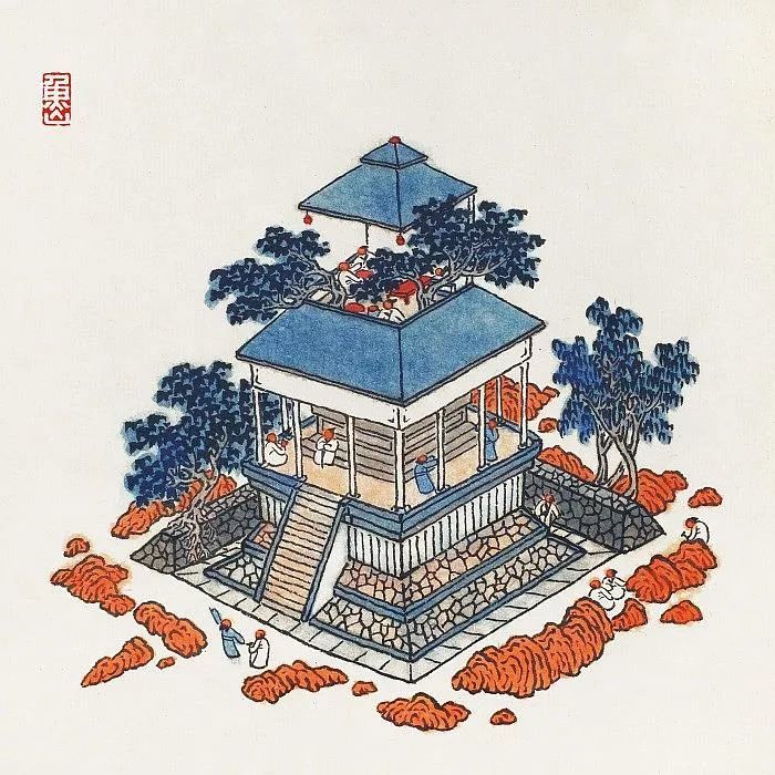 这位建筑师画出绝美中国庭院足不出户的日子能住进这样的院子该有多好