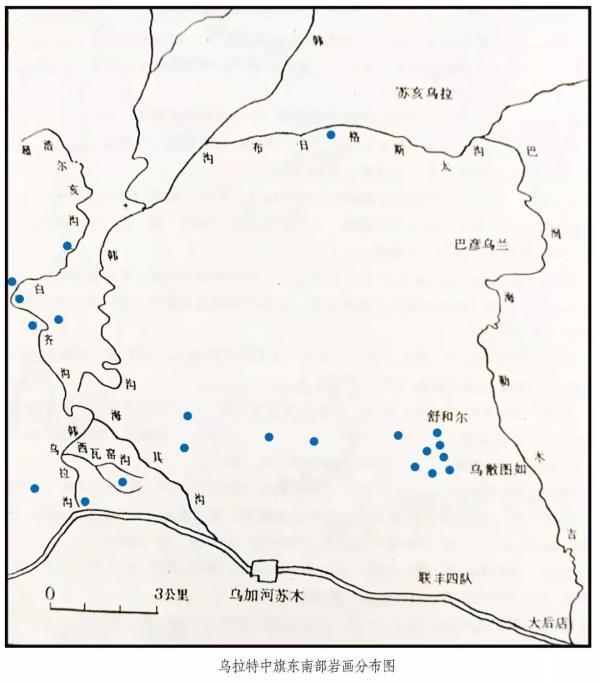 贺兰山岩画地图图片