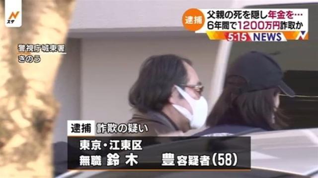 日本男与父亲尸体住6年 继续领76万养老金被捕 为了付生活费 腾讯新闻