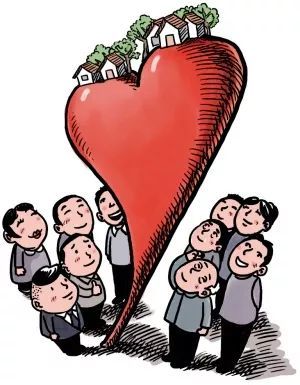 暖心邻居隔离不隔心隔不断浓浓的邻里情