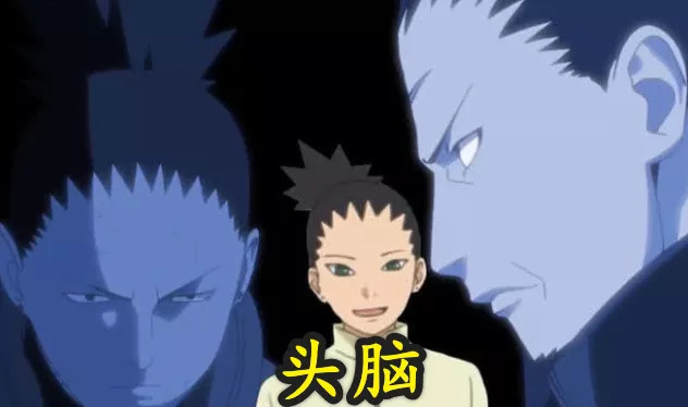 后来在第四次忍界大战里也担任了作战参谋,他的儿子鹿丸的头脑更是