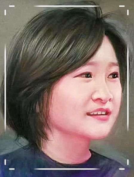 美术生用画笔为贾玲"瘦脸",原以为瞎胡闹,看到成品后:多有打扰