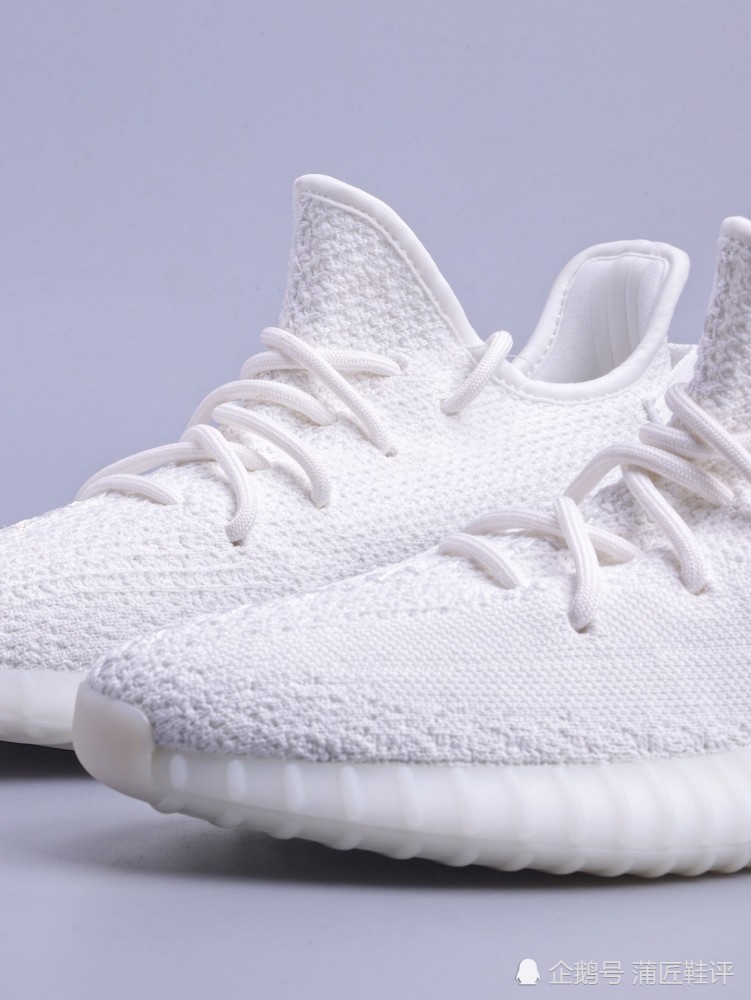 颠覆世界观全新小白鞋yeezy350白冰淇淋开箱测评