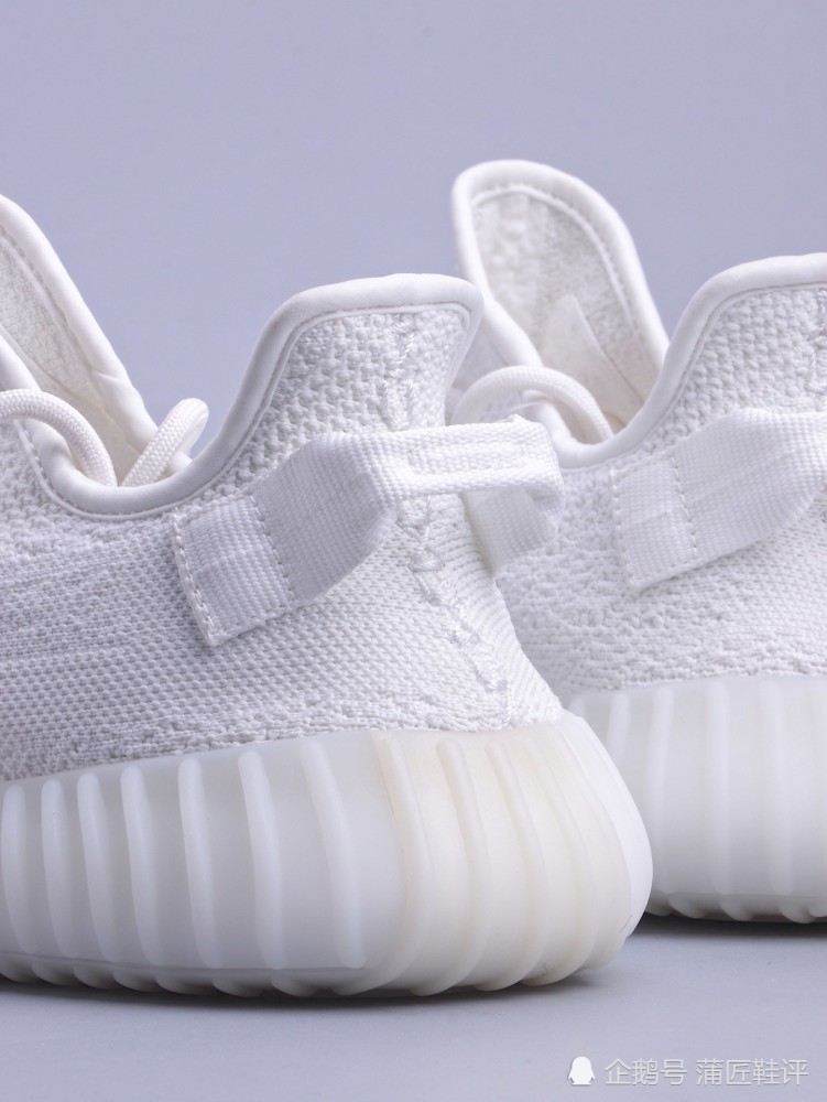 颠覆世界观全新小白鞋yeezy350白冰淇淋开箱测评