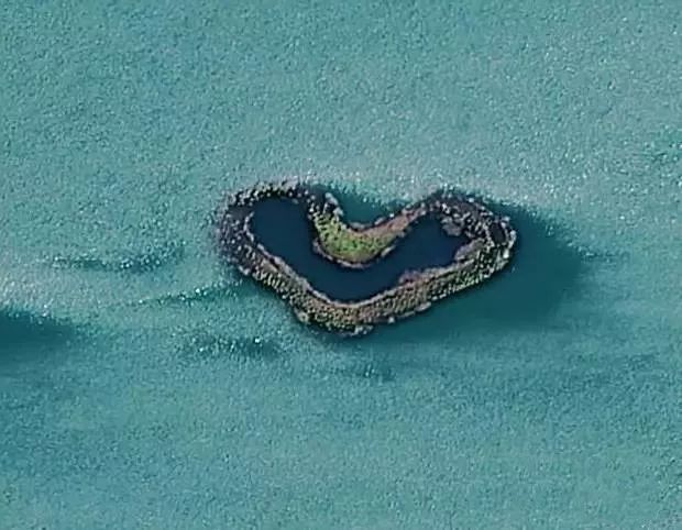 太湖苏州湾心形岛,高分二号拍摄.