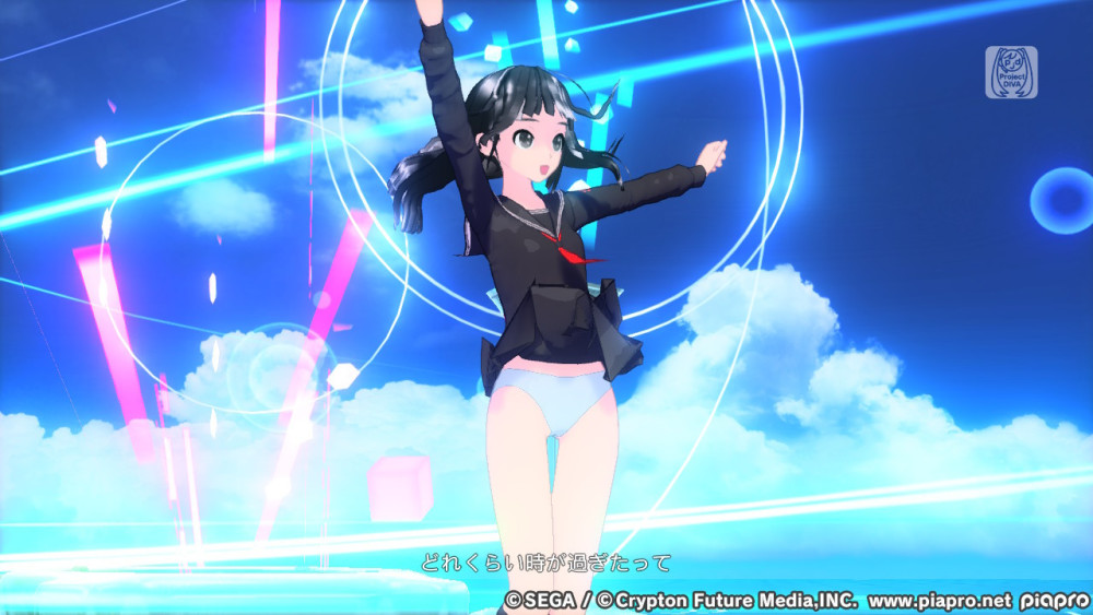 Ns版 初音未来mega39 S 变神作 裙子飘起来看光光 腾讯新闻