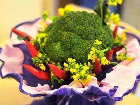 情人节口罩成最理想礼物,西兰花抢玫瑰风头