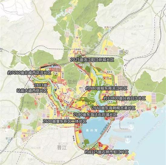 泉州未来重点打造这9大片区最新规划效果图公开