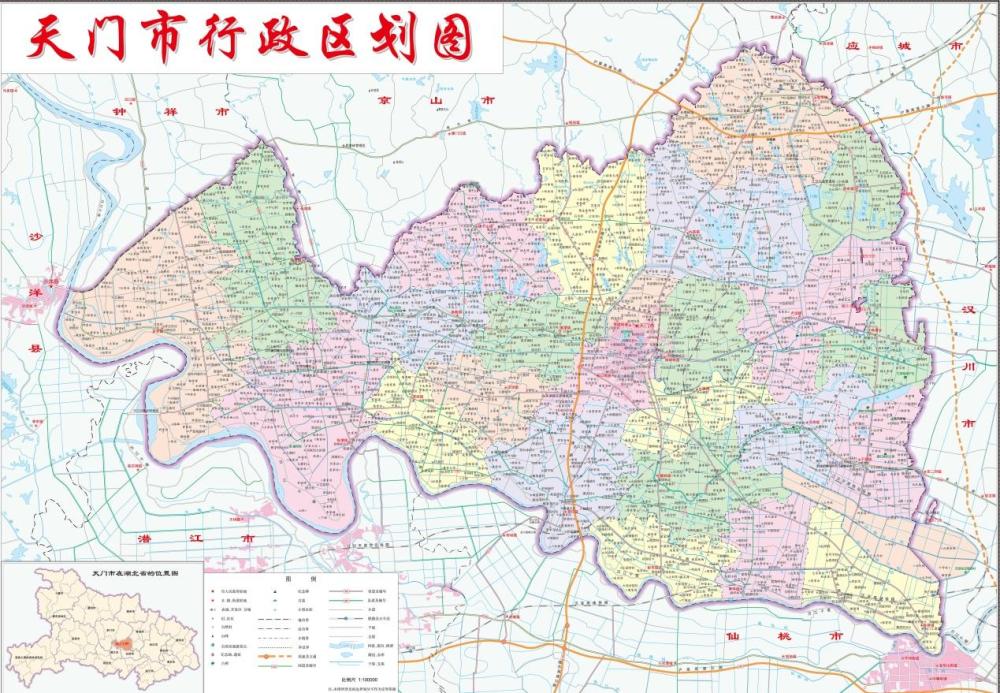 如果以天门为中心,150公里半径范围内涵盖了湖北省80%的地区和县市