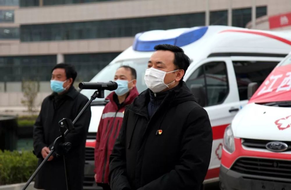 市政府党组成员刘光海等参加捐赠仪式.