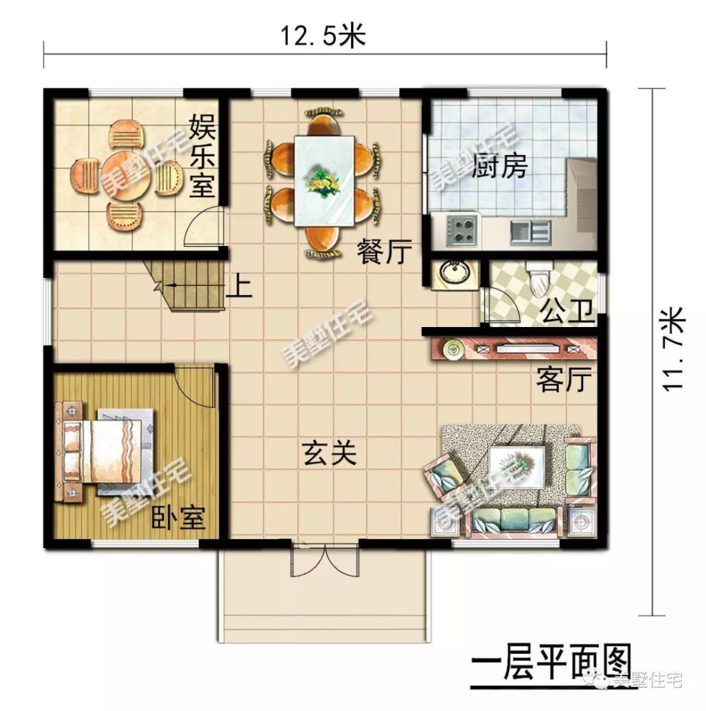 6款火爆朋友圈的三層別墅,開間僅佔12米,建在村裡有面子