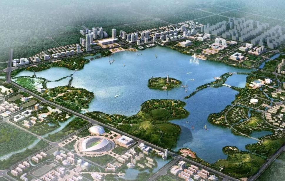 铜陵西湖新区特色风貌规划:未来将打造滨水商业街区,高层办公集群