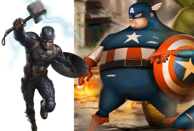 超级英雄"胖化":寡姐一身赘肉太扎眼,蜘蛛侠变肥无力吐蛛丝