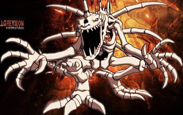 丧尸暴龙兽虽然邪气但是实力非常的强劲,在完全体当中几乎是实力最