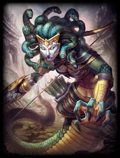 三女巫共用一只眼蛇发妖美杜莎因地狱三女巫泄密被珀尔修斯所杀