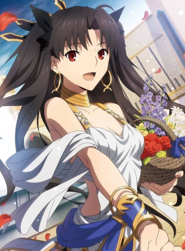 动画开始就是藤丸立香领着玛修,伊什塔尔和魁扎尔去打提亚马特.