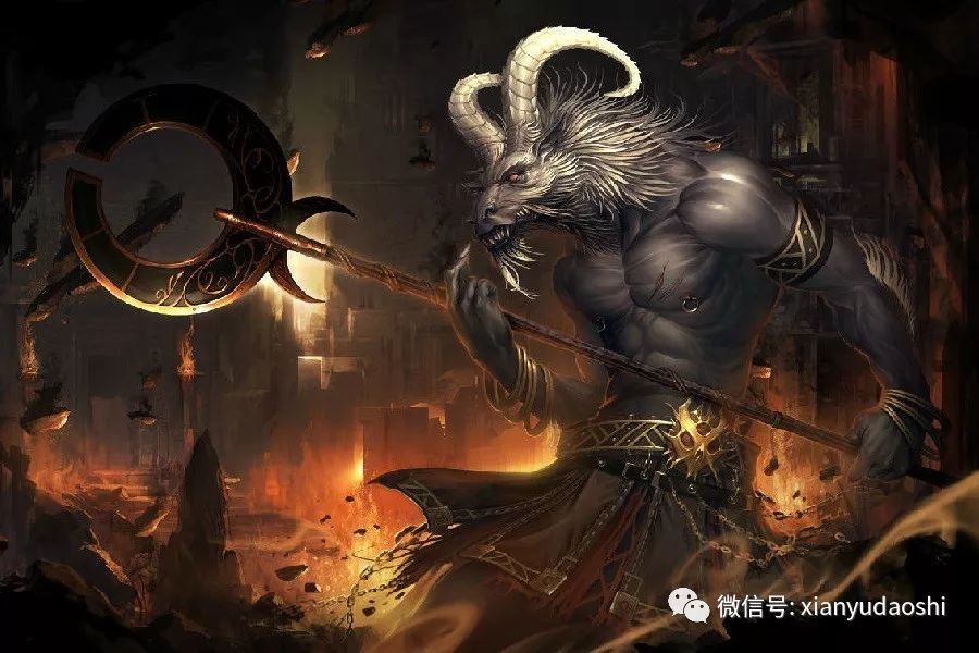 甚至最大的恶魔撒旦也会附身在山羊身上.