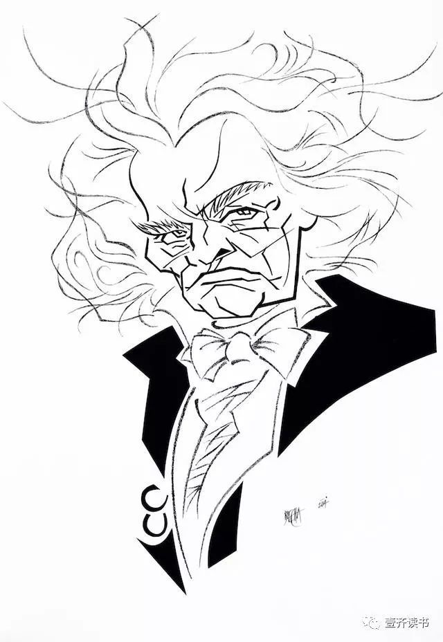 贝多芬肖像漫画精选漫画里的乐圣坚毅浪漫