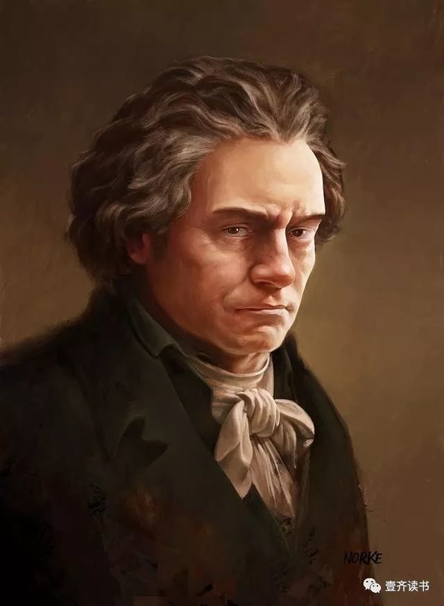 贝多芬肖像漫画精选漫画里的乐圣坚毅浪漫