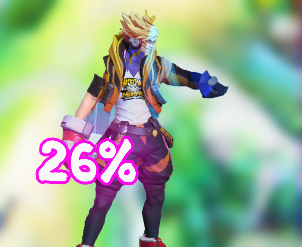 官方宣布典藏皮肤拥有率,星空5%,飓风8%,他26%名不虚传