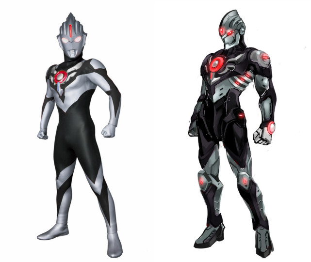 暗黑欧布在tv剧中出现过两个,其一是爱染诚变身而成,源于《罗布奥特曼