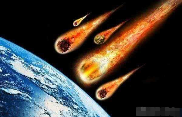 小行星撞地球恐龙灭绝图片