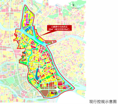 定了36平方公里广州荔湾经济之心花落白鹅潭沿江总部经济带