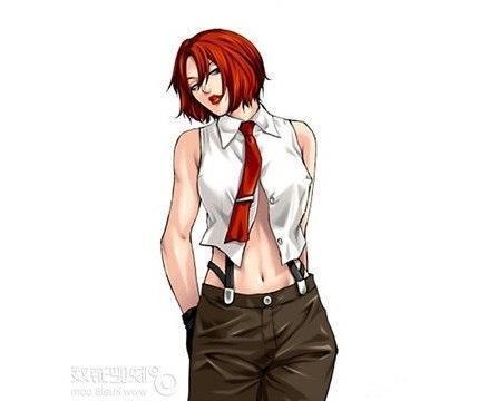 拳皇六块腹肌的女性格斗家一拳下去可能真的会死