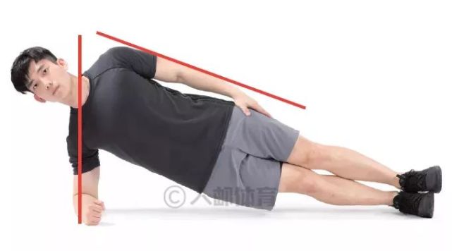 侧平板支撑帮你更好的虐出完美腹肌