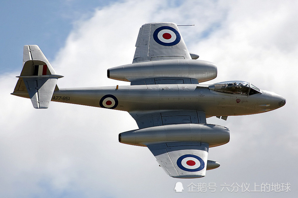 二战兵器全集,英国格洛斯特"流星"喷气式单座截击机