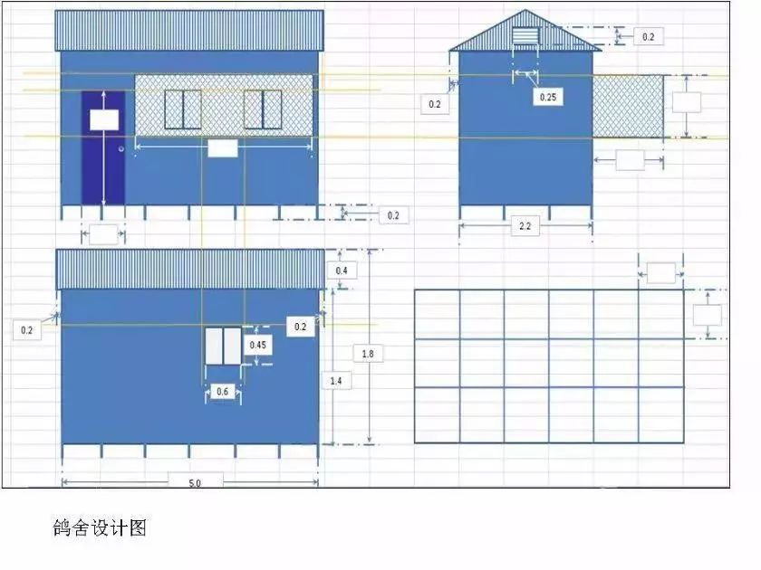 【图集】鸽舍设计图纸,鸽友们都收藏了!