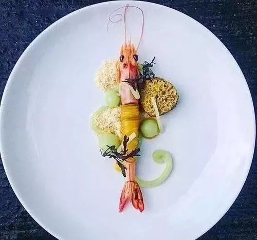 西餐chef海鲜摆盘搭配