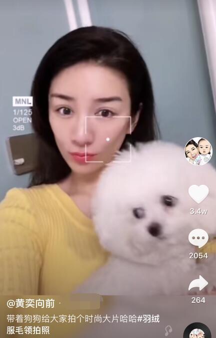 43岁黄奕带宠物狗拍时尚大片 烈焰红唇大耳坠 秀超深锁骨美肩 腾讯新闻