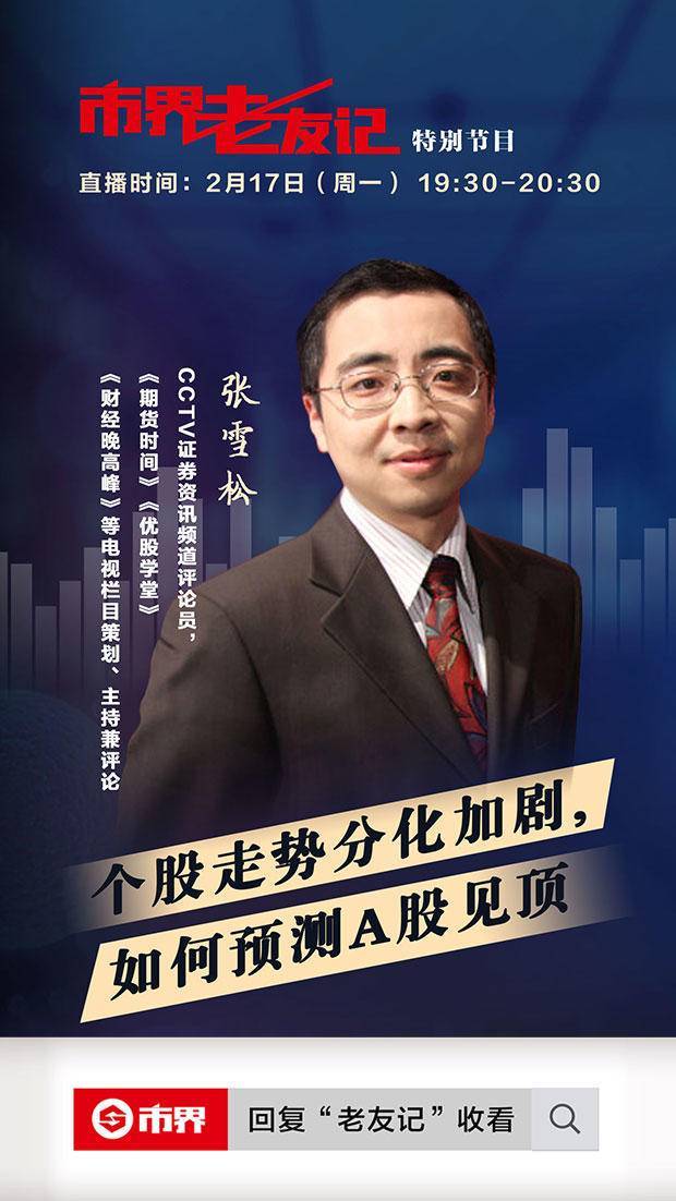 《优股学堂》《财经晚高峰》等电视栏目策划,主持兼评论张雪松 ,做客"