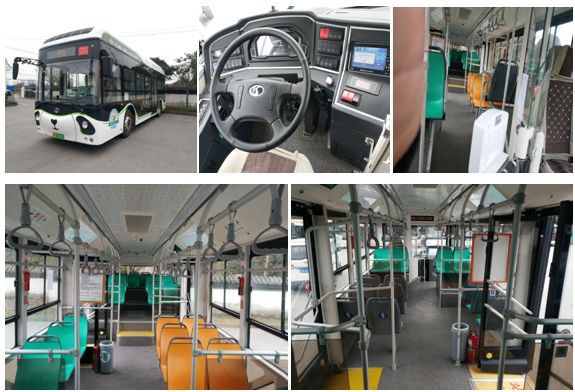 蜀都牌cdk6110cefcv氢燃料城市客车是成都客车和东方电气共同研制的第