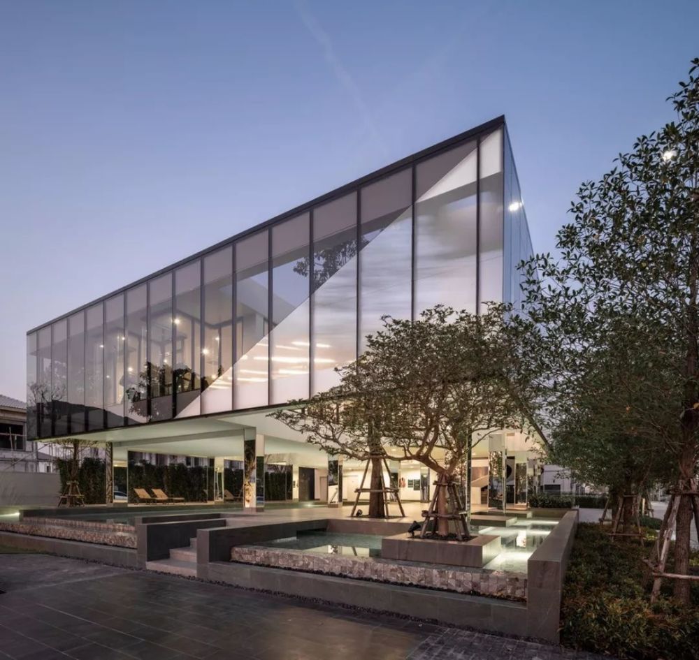 多层办公楼小型公共建筑设计泰国霍尔兰西特俱乐部大楼案例