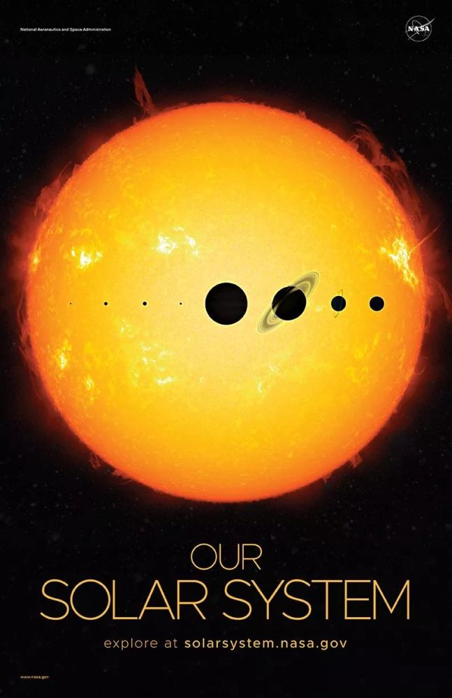 Nasa发布的太阳系天体海报 张张皆可做壁纸 腾讯新闻